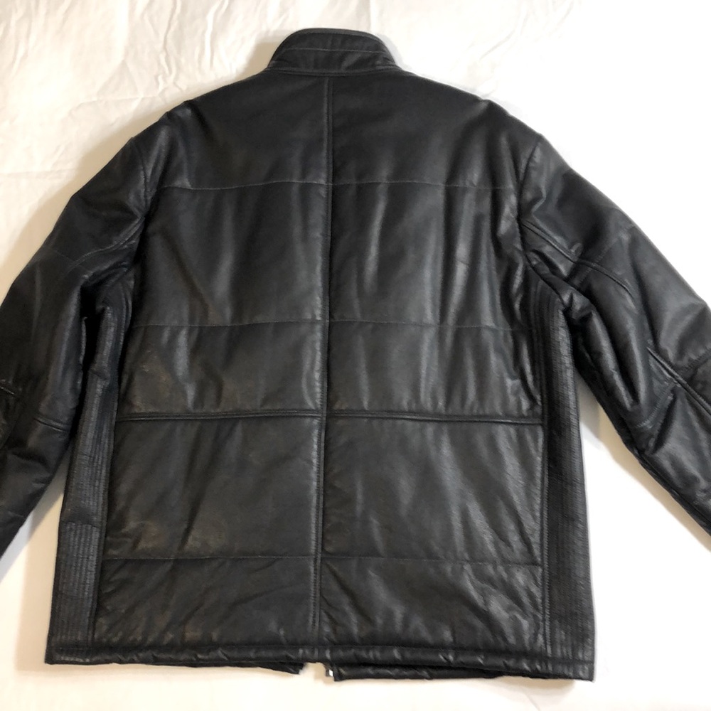 Calvin Klein Leather Jacket - Picture 4 of 15